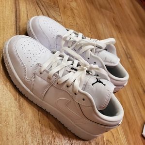Air Jordan Nike 1 Lows in White